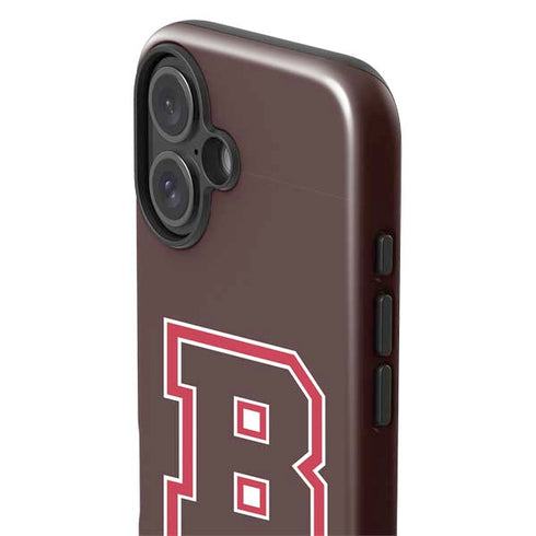 Brown University B Logo iPhone 16 Plus Impact Case